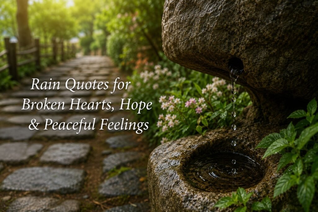 14 Rain Quotes for Broken Hearts, Hope & Peaceful Feelings
