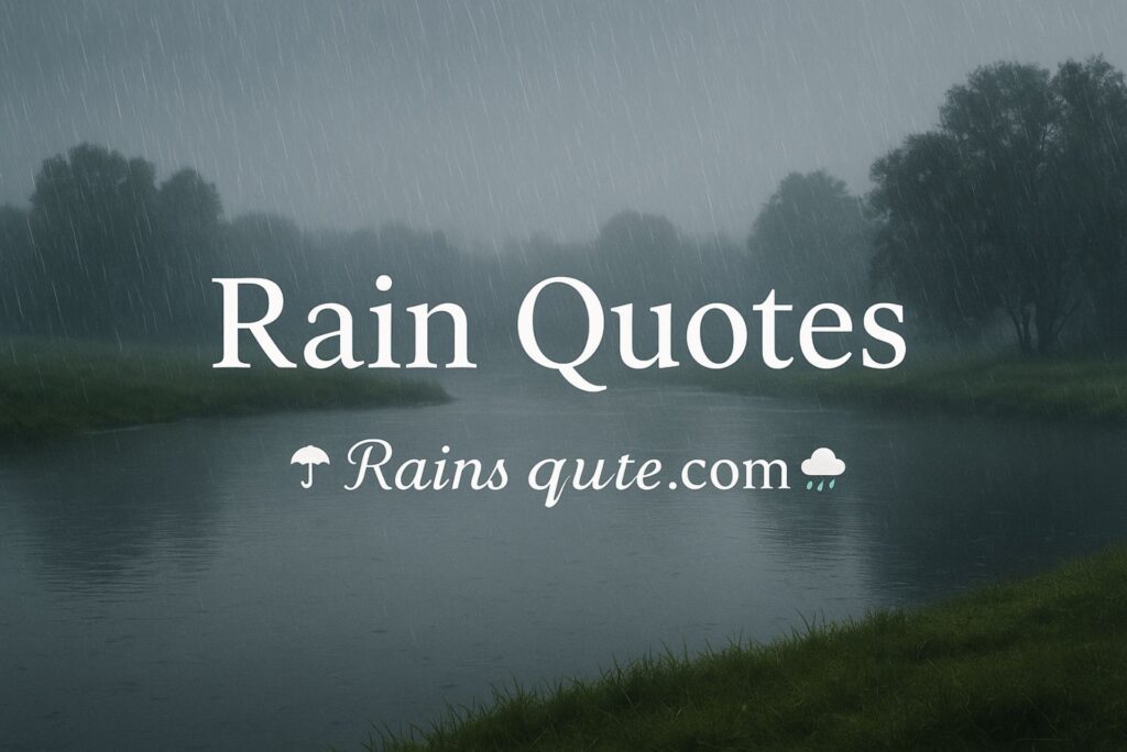 20 Rain Quotes That Help You Find Beauty in Painful Times