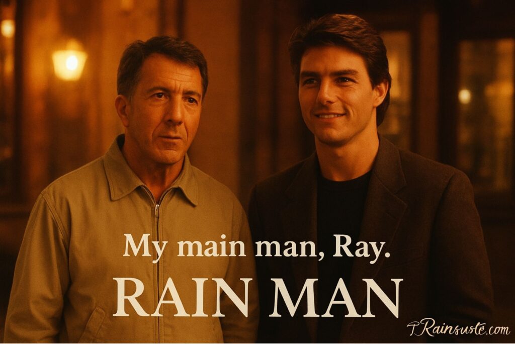“My main man, Ray.”
