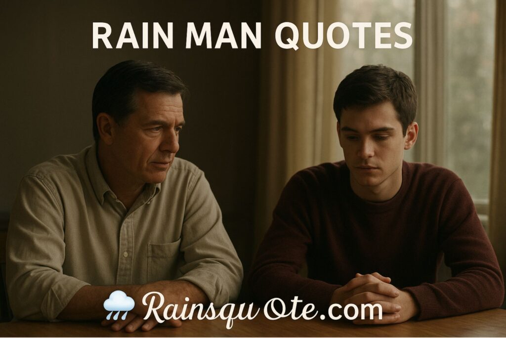 Rain Man Quotes Showing Life, Experience, and Human Wisdom