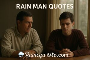 Rain Man Quotes Showing Life, Experience, and Human Wisdom