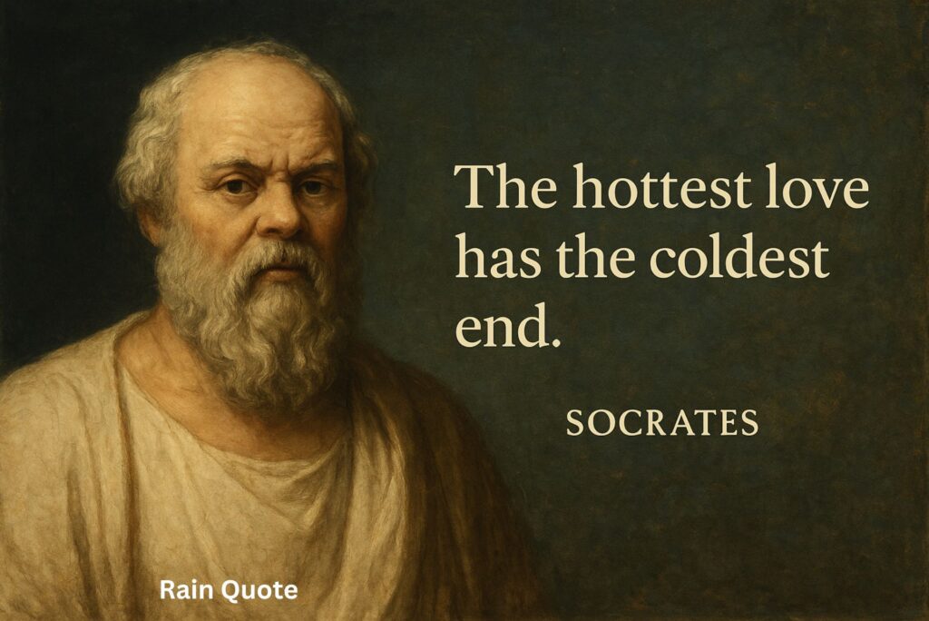 βThe hottest love has the coldest end.β