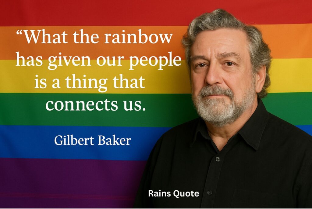 โWhat the rainbow has given our people is a thing that connects us.โ