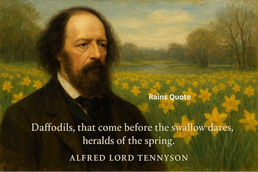 “Daffodils, that come before the swallow dares, heralds of the spring.”