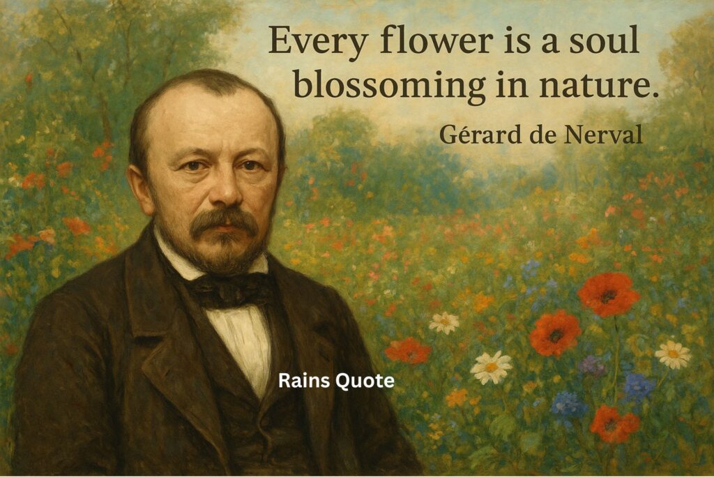 “Every flower is a soul blossoming in nature.”