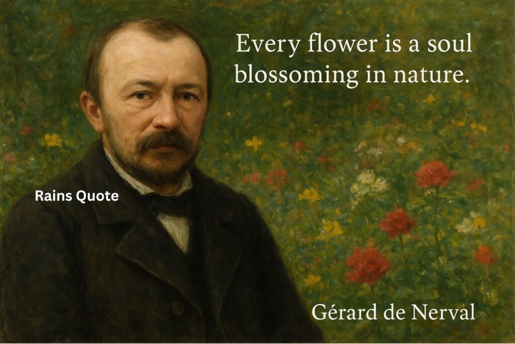 “Every flower is a soul blossoming in nature.”