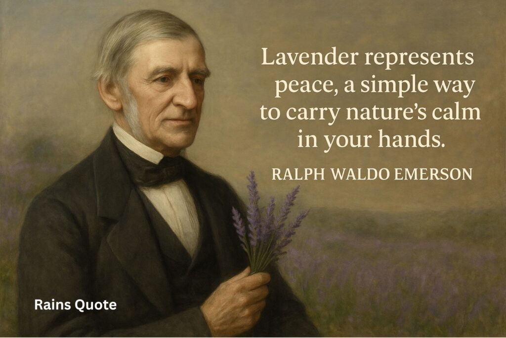 “Lavender represents peace, a simple way to carry nature's calm in your hands.”