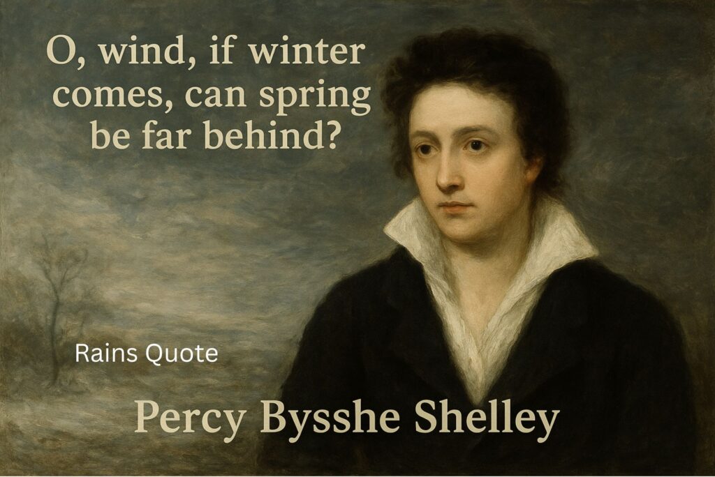 โO, wind, if winter comes, can spring be far behind?โ