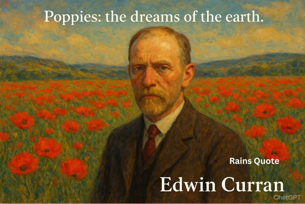 โPoppies: the dreams of the earth.โ