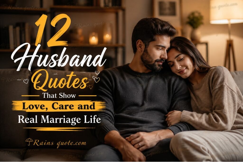 12 Husband Quotes That Show Love, Care and Real Marriage Life