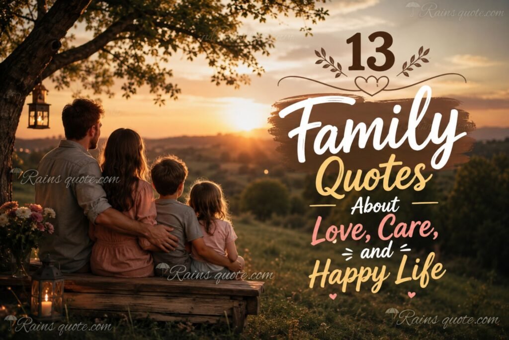 13 Family Quotes About Love, Care, and Happy Life