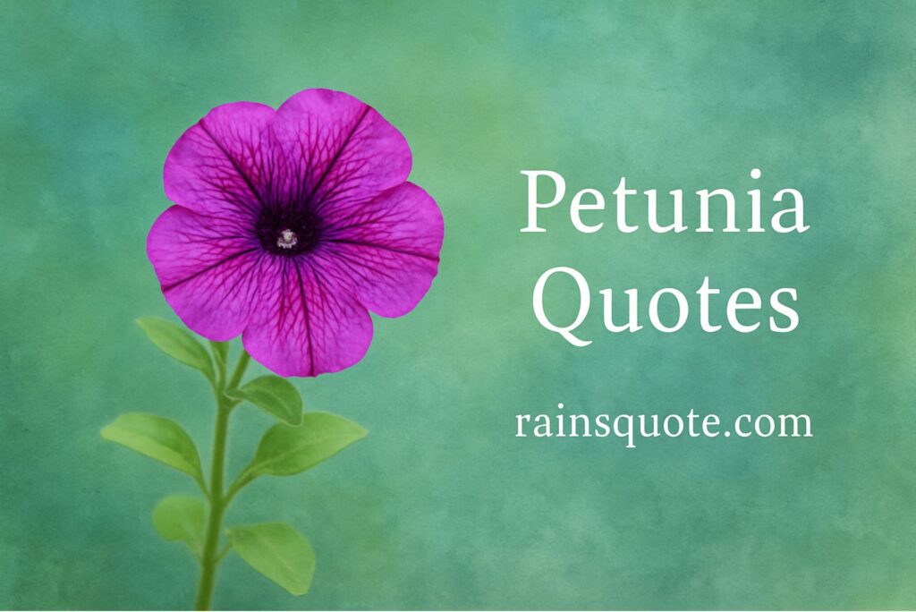 9 Beautiful Petunia Quotes: Small Flowers, Big Lessons