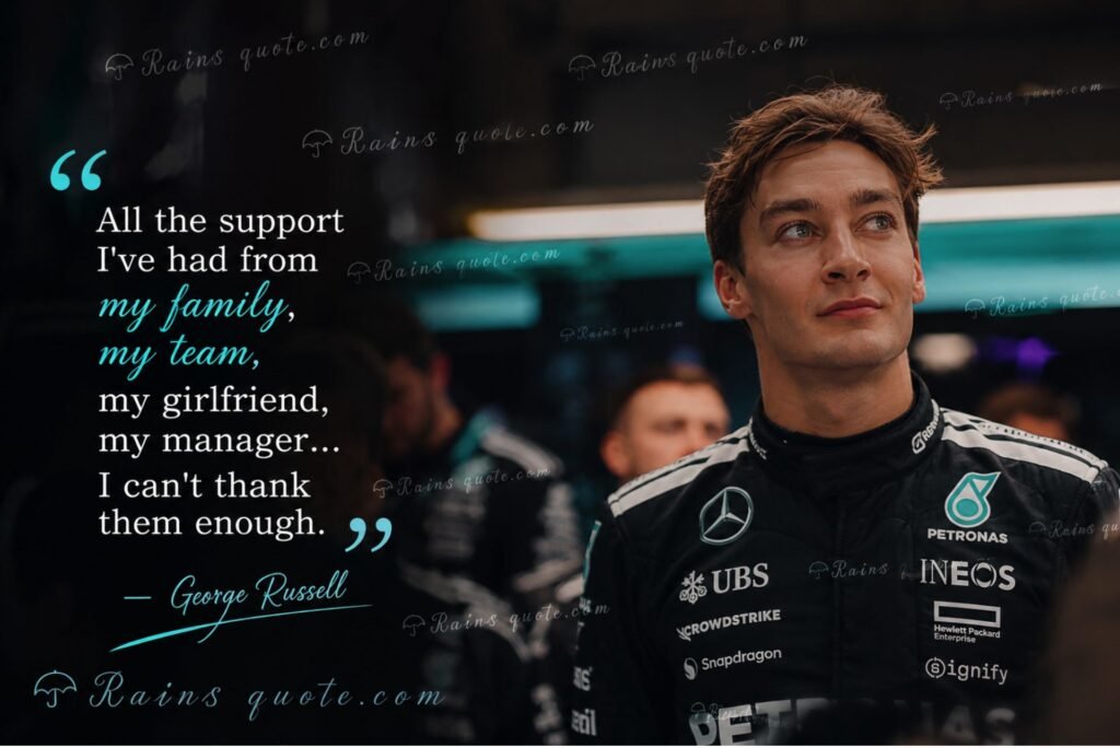“All the support I've had from my family, my team, my girlfriend, my manager... I can't thank them enough.”