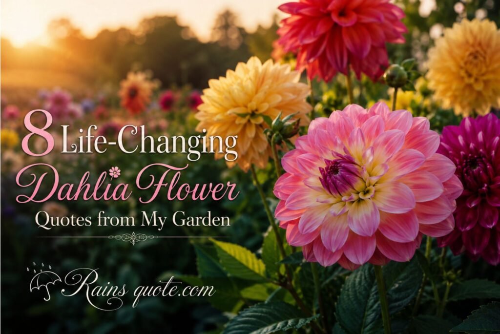 8 Life-Changing Dahlia Flower Quotes from My Garden