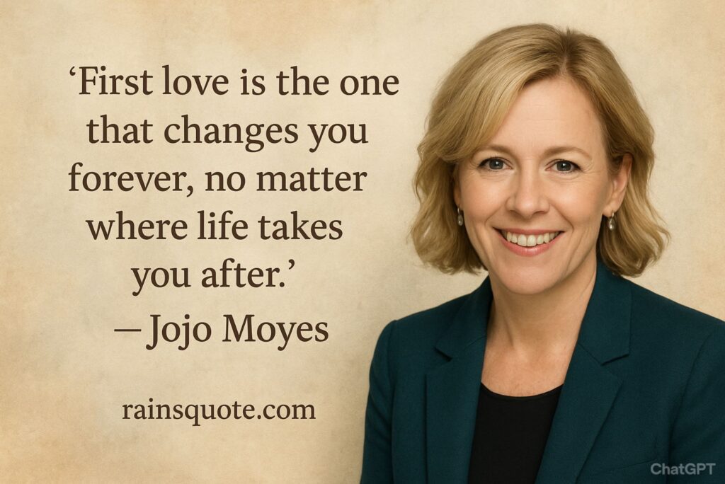 โFirst love is the one that changes you forever, no matter where life takes you after.โ