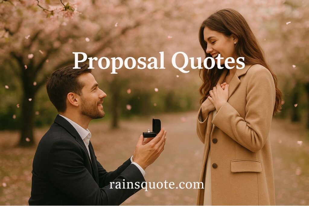 Heartfelt 17 Proposal Quotes for the One You Truly Love