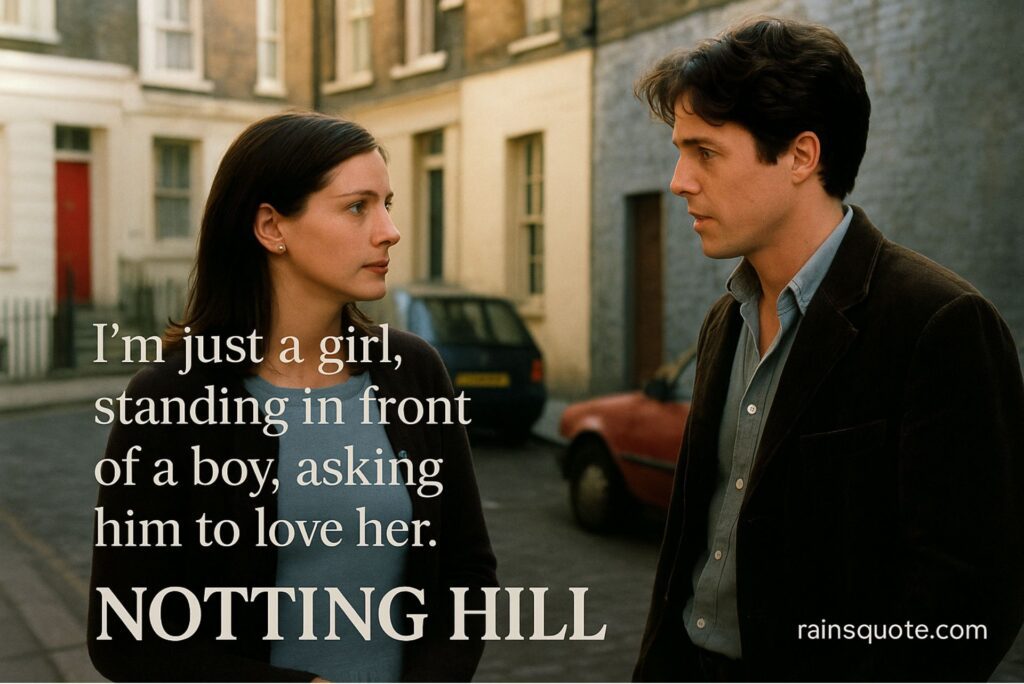 "I'm just a girl, standing in front of a boy, asking him to love her."