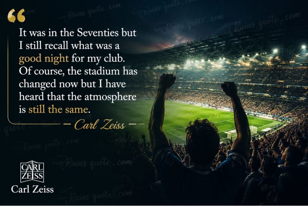 “It was in the Seventies but I still recall what was a good night for my club. Of course, the stadium has changed now but I have heard that the atmosphere is still the same.”
