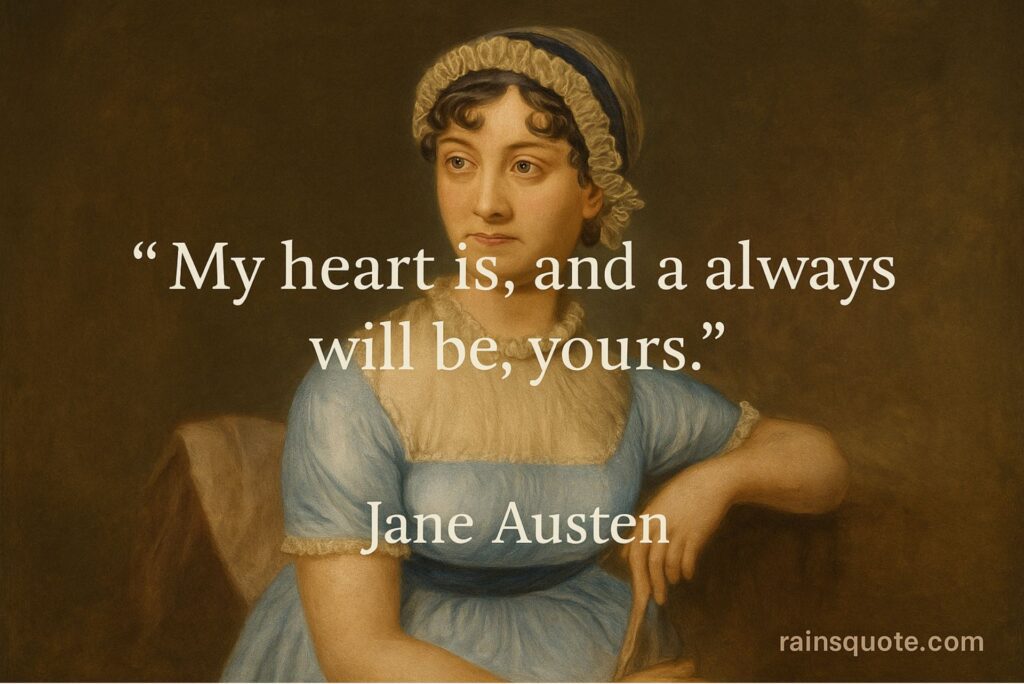 “My heart is, and always will be, yours.”