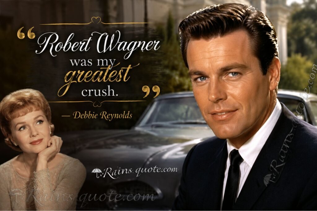 “Robert Wagner was my greatest crush.”