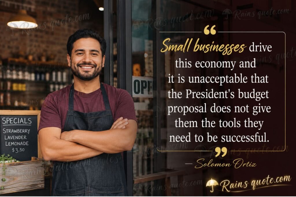 “Small businesses drive this economy and it is unacceptable that the President's budget proposal does not give them the tools they need to be successful.”
