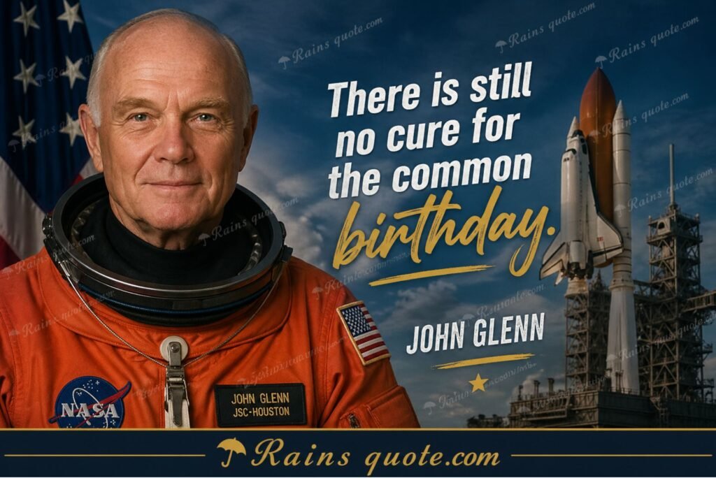“There is still no cure for the common birthday.”