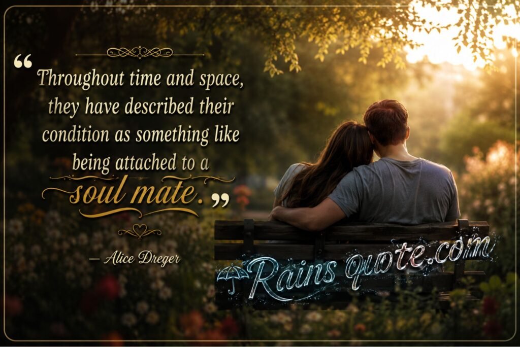 “Throughout time and space, they have described their condition as something like being attached to a soul mate.”
