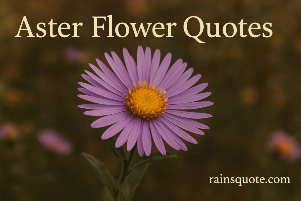 Why I Love Aster Flower Quotes in My Garden