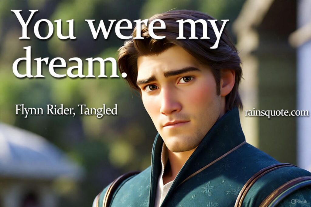 “You were my new dream.”