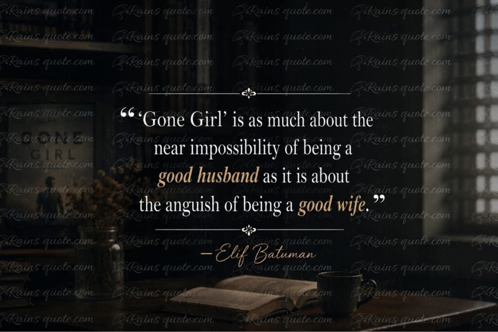 “‘Gone Girl’ is as much about the near impossibility of being a good husband as it is about the anguish of being a good wife.”