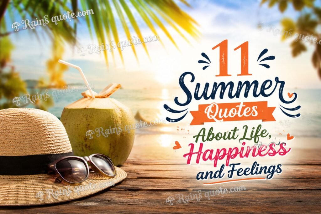 11 Summer Quotes About Life, Happiness and Feelings 