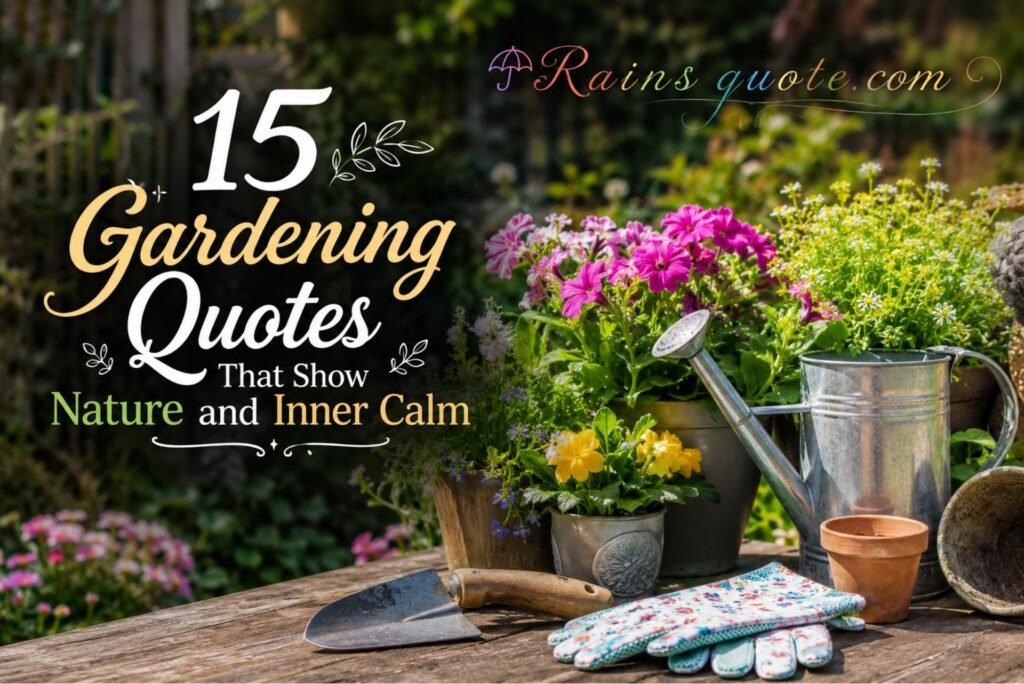 15 Gardening Quotes That Show Nature and Inner Calm 