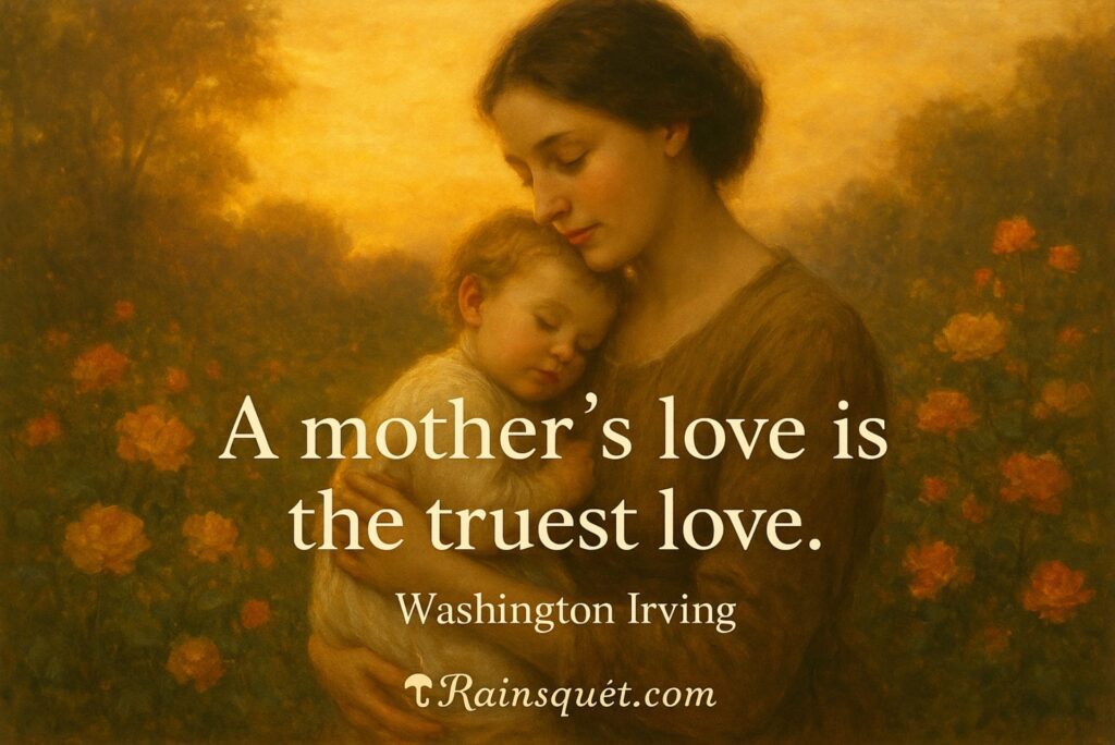 “A mother’s love is the truest love.”