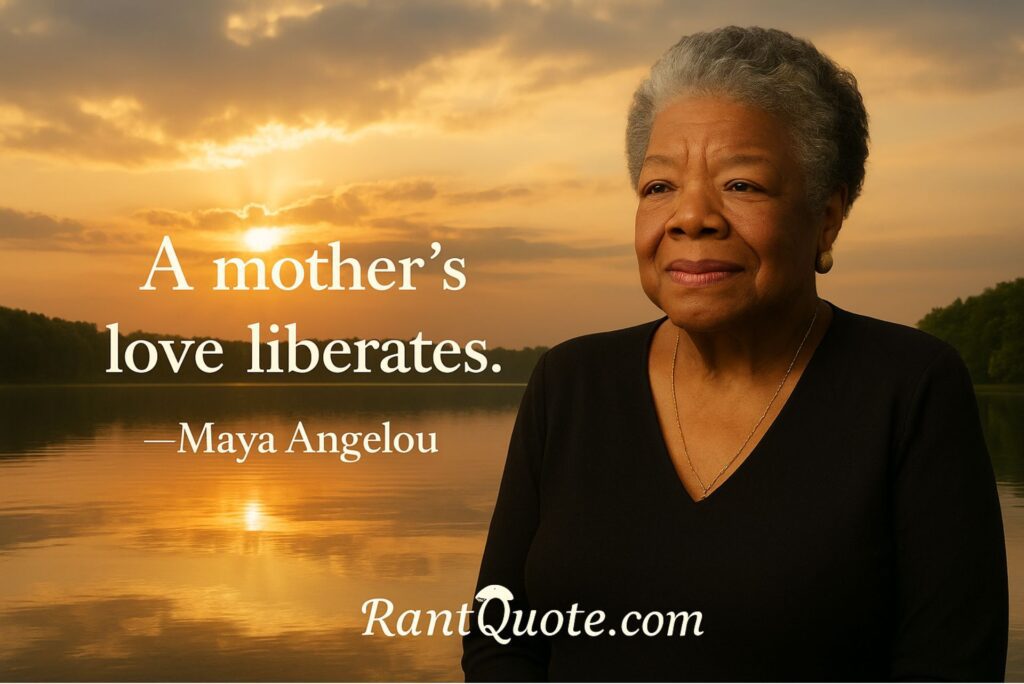“A mother’s love liberates.”