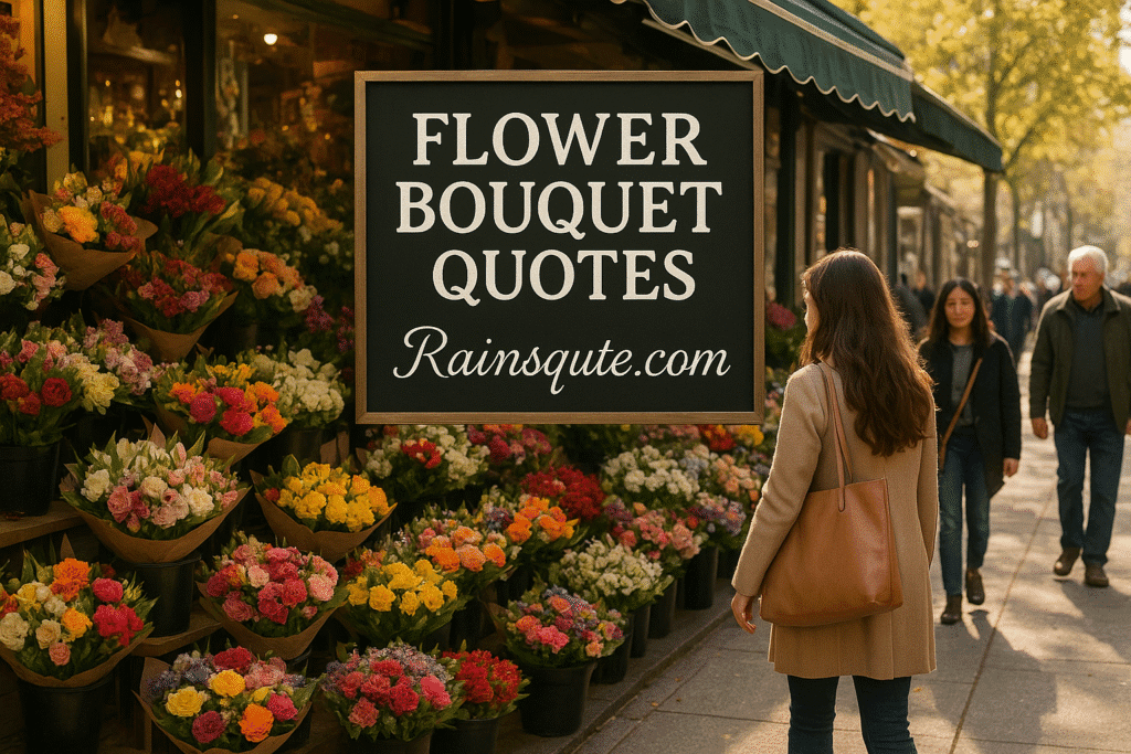 Emotional Flower Bouquet Quotes to Feel and Learn Life