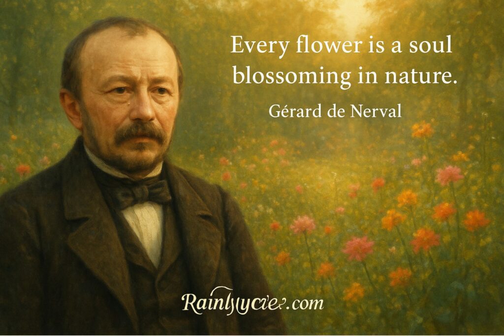  “Every flower is a soul blossoming in nature.”