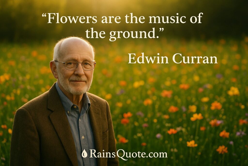 “Flowers are the music of the ground.”