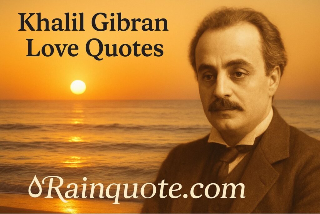 How Khalil Gibran Love Quotes Helped Me Feel Real Love