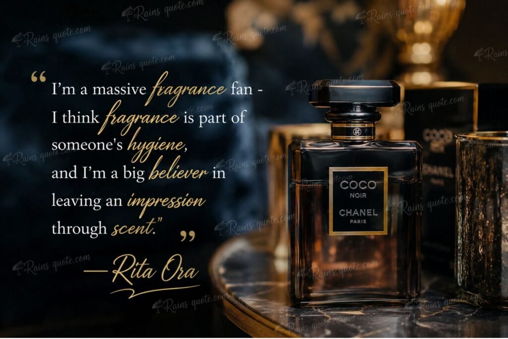 “I’m a massive fragrance fan - I think fragrance is part of someone's hygiene, and I'm a big believer in leaving an impression through scent.”