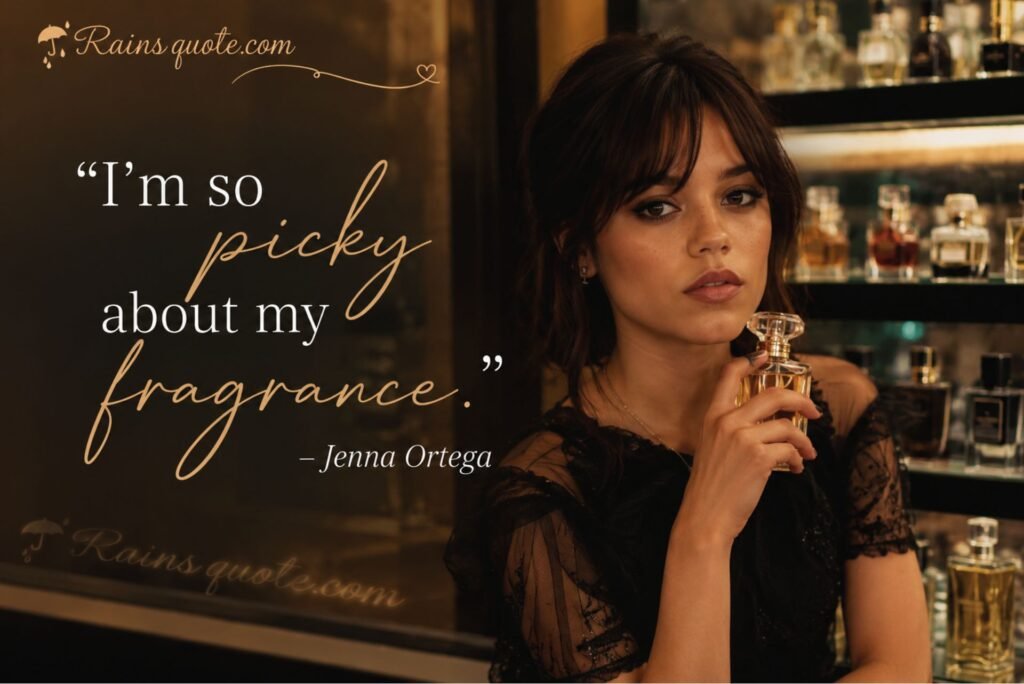 “I’m so picky about my fragrance.”