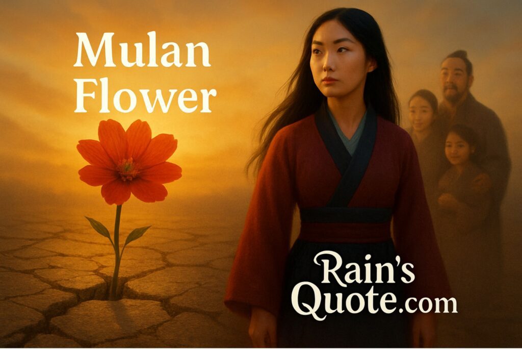 Mulan Flower Quote Meaning, Story, and Lessons for You