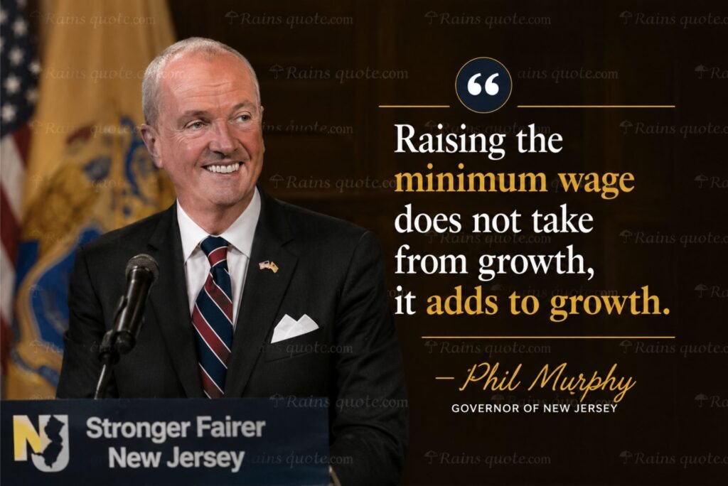  “Raising the minimum wage does not take from growth, it adds to growth.”