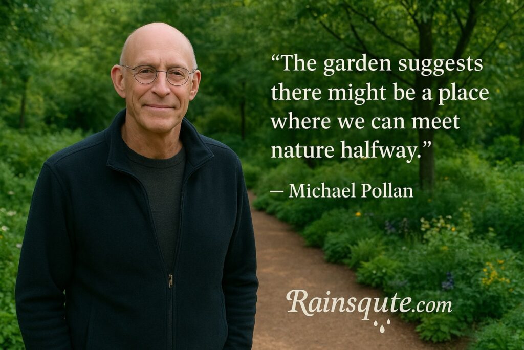 “The garden suggests there might be a place where we can meet nature halfway.”