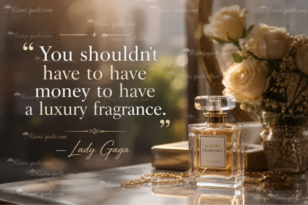 “You shouldn't have to have money to have a luxury fragrance.”