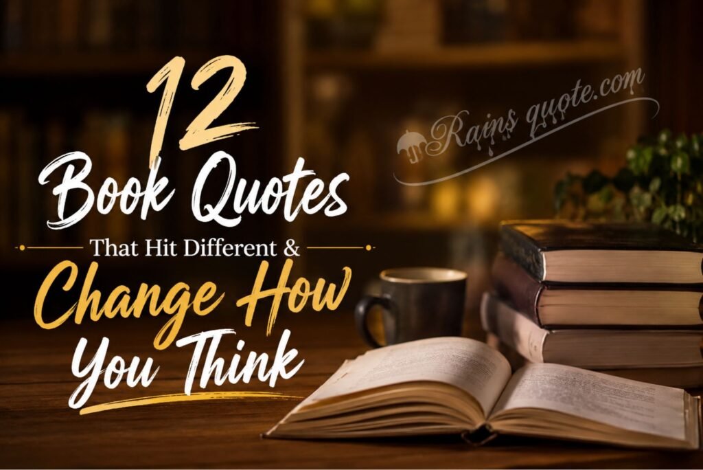 12 Book Quotes That Hit Different & Change How You Think