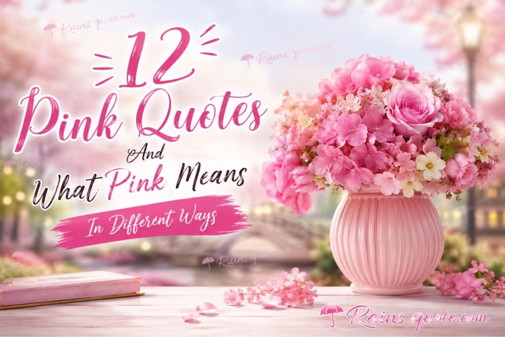 12 Pink Quotes And What Pink Means In Different Ways 