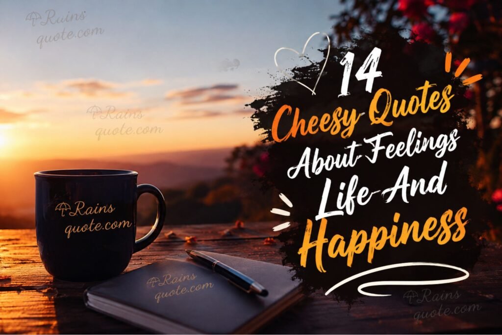 14 Cheesy Quotes About Feelings Life And Happiness
