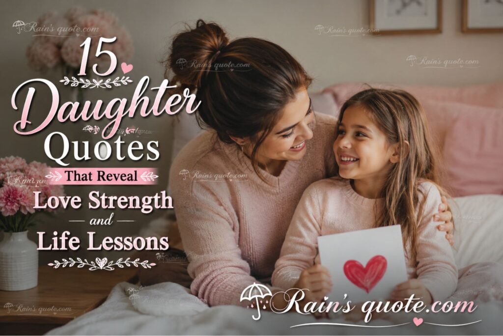 15 Daughter Quotes That Reveal Love Strength and Life Lessons