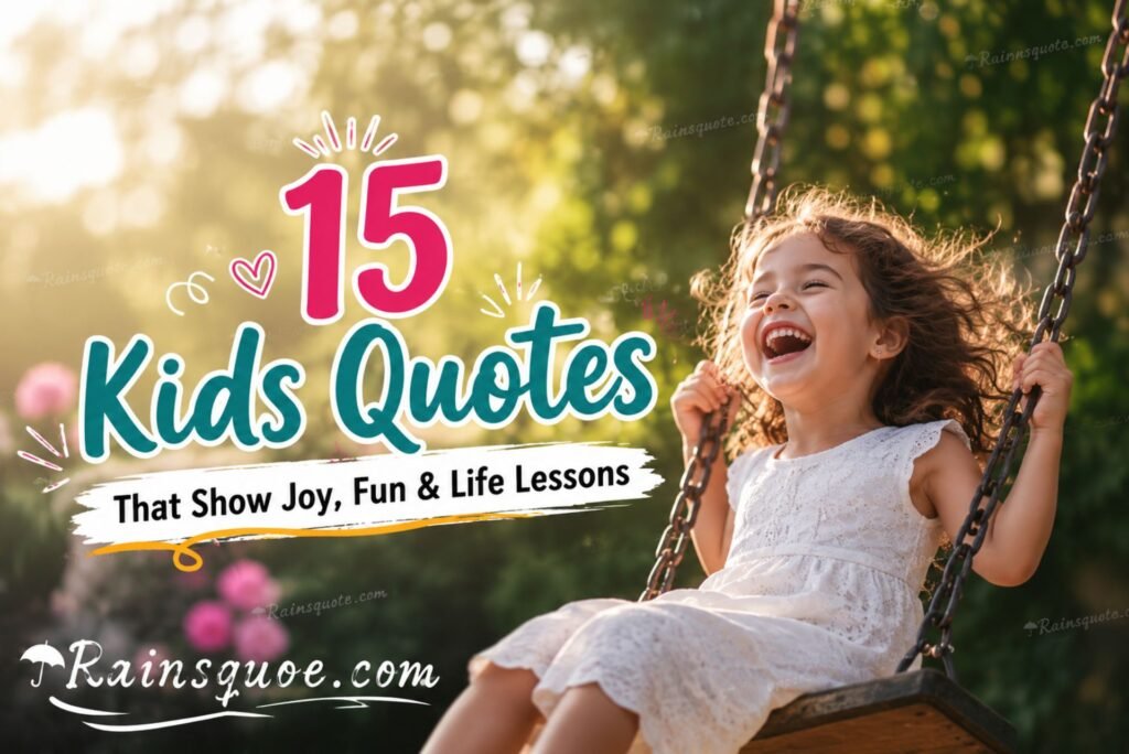 15 Kids Quotes That Show Joy, Fun & Life Lessons