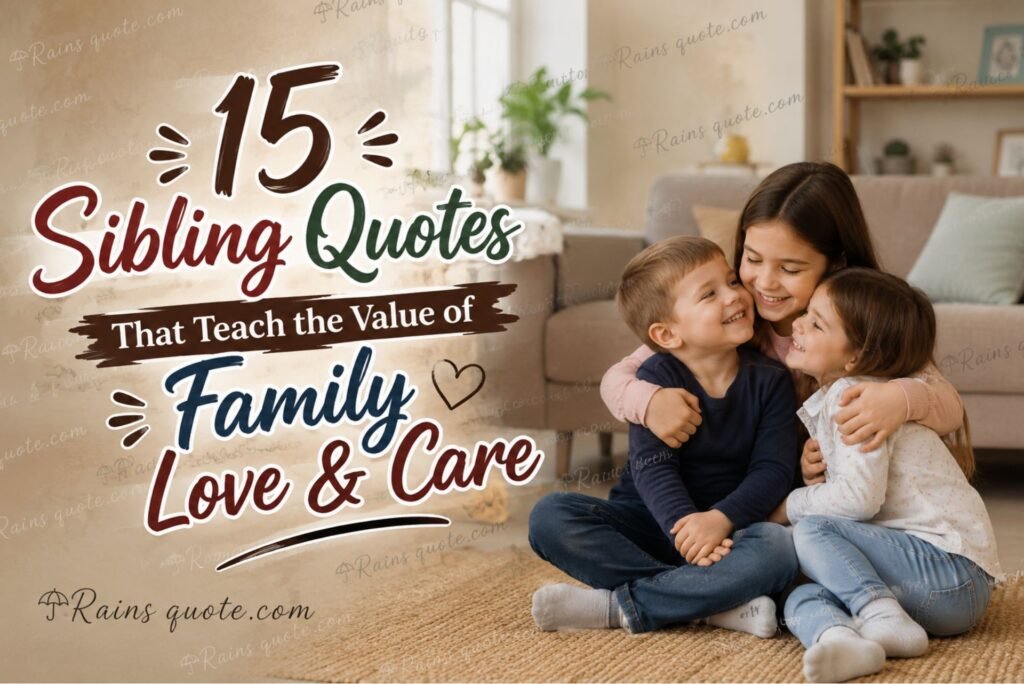 15 Sibling Quotes That Teach the Value of Family Love & Care